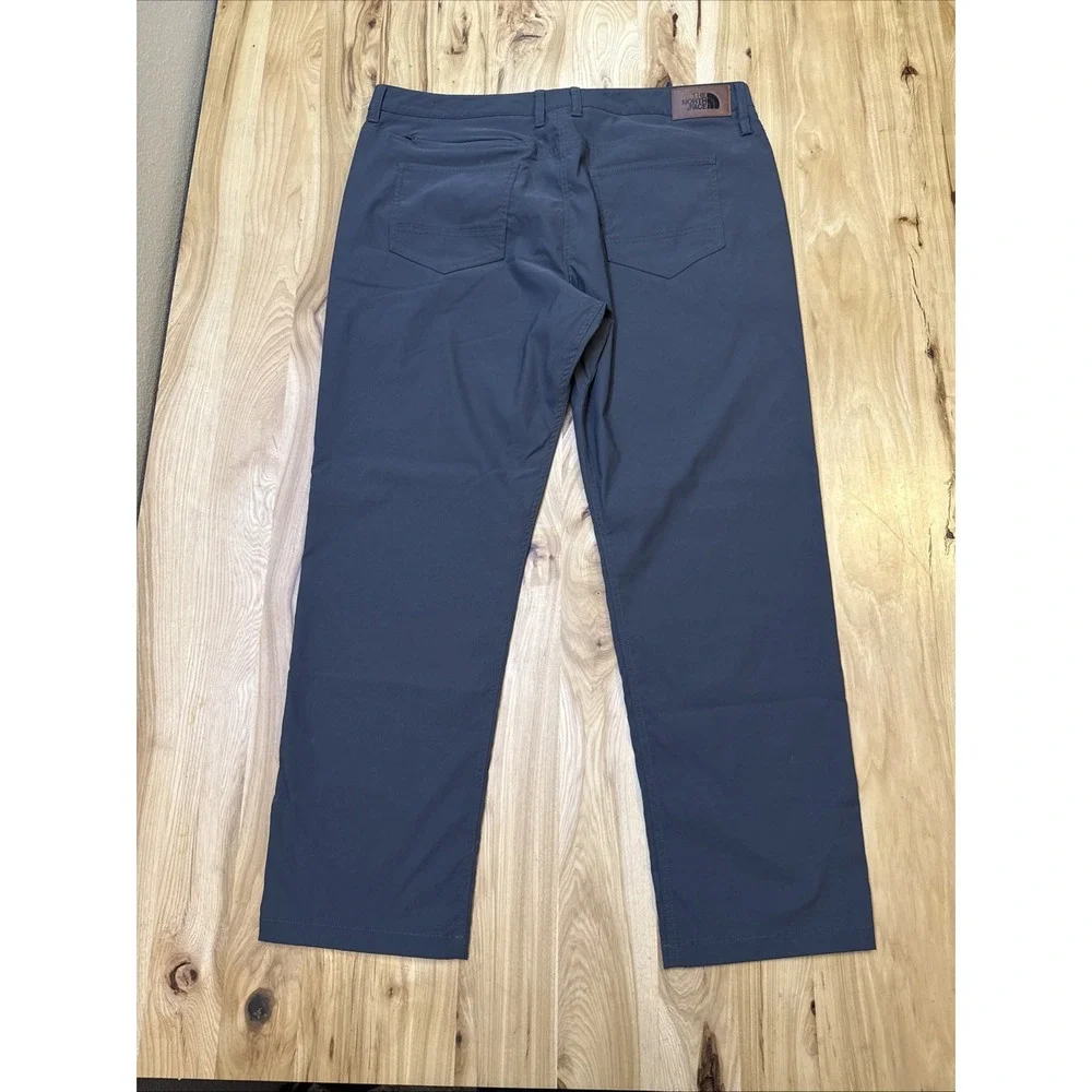 North Face Pants Mens 38 Gray Sprag Flat Front Lightweight Hiking Outdoors